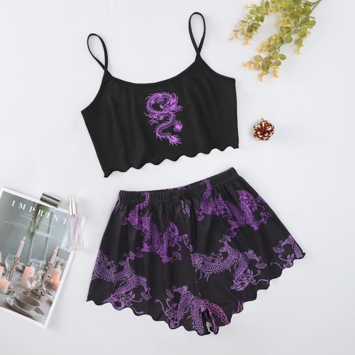 Pyjama Enfant 2 Pièces K-POP De-mon Hunters - Manches Longues Coton - Motif Huntrix Rumi/Mira/Zoey - Unisexe - Cadeau Noël Fête