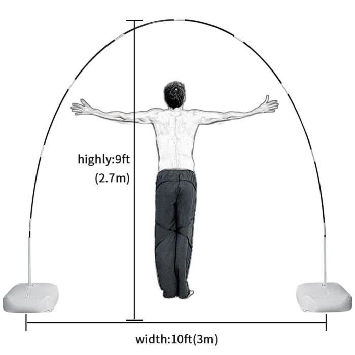 Arche De Mariage VEVO Suppot Tige De Table Avec Pinces, Suppot Ache De Arche Table