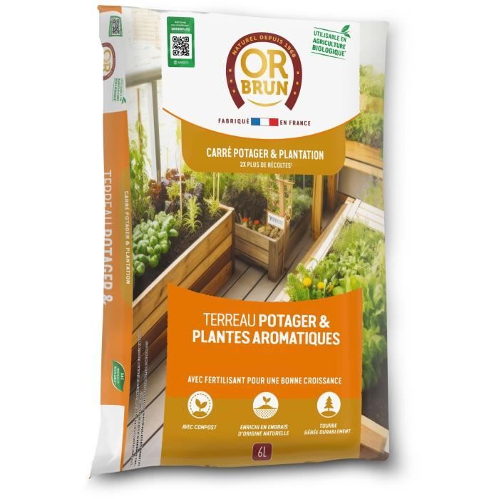 Terreau potager & Plantes aromatiques OR OBRTARO6U Croissance rapide