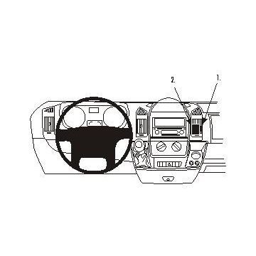 Fixation voiture Brodit Proclip Citroen Jumper
