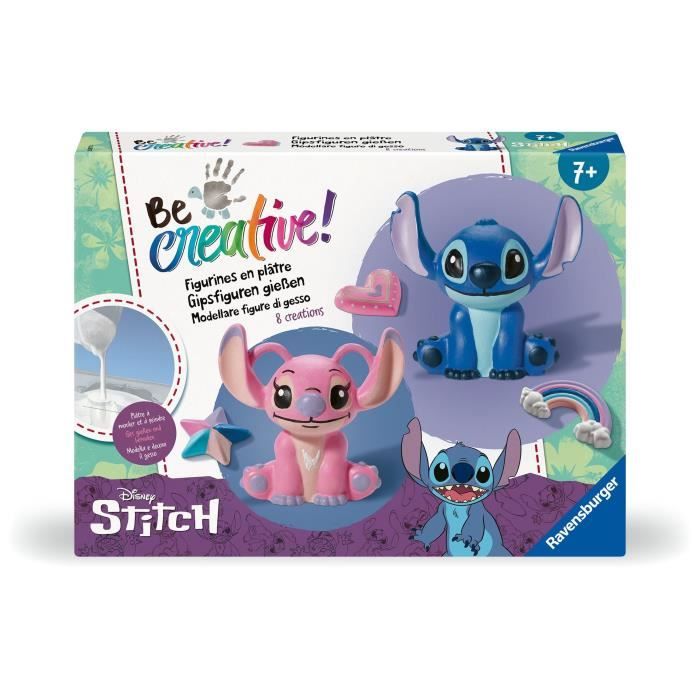 Be Creative Figurines Stitch 5 objets à réaliser en plâtre Activité détente et créative Dès 7 ans 23877 Ravensburger