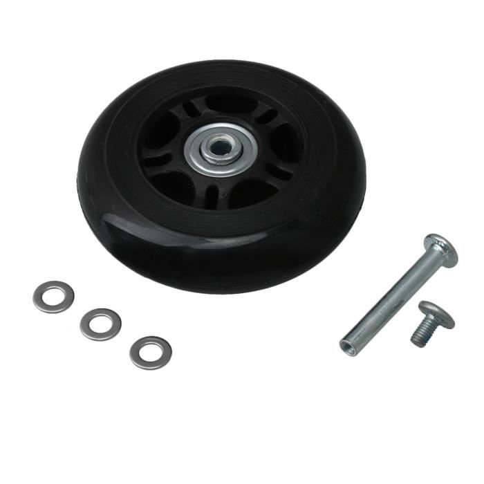 Roues De Rechange Pour Valise GUGULUZA GW237 - Noir | Pour Valises Rigides | Pack 2 Roues + Vis