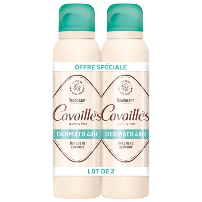 CAVAILLES DEODORANT DERMATO SPRAY 48H HUILE DE RIZ APAISANTE 150 ML main image 1