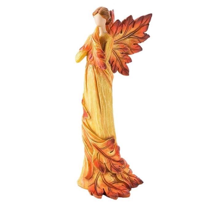 Figurine - statuette ange avec ourson en résine - Maison