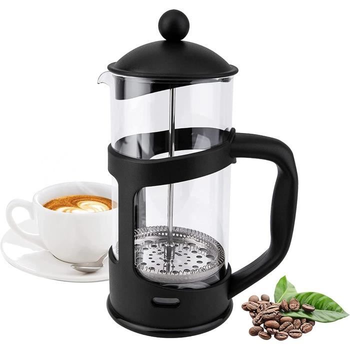 Filtre Cafetière Piston En Acier Inoxydable - Ensemble Accessoires, Maillage Fin, Poignée Ergonomique, Facile à Nettoyer