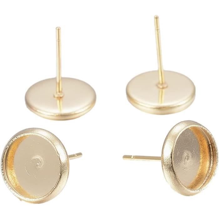 #24 Boucles d'oreilles sur tige