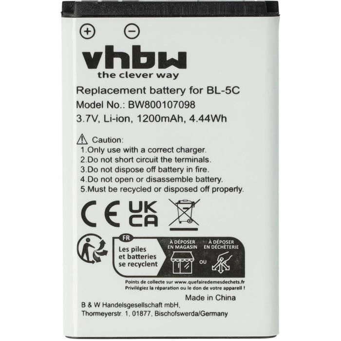 Batteria Sostitutiva Per Doro DBC-800A - 3,7V Li-Ion 900mAh - 2