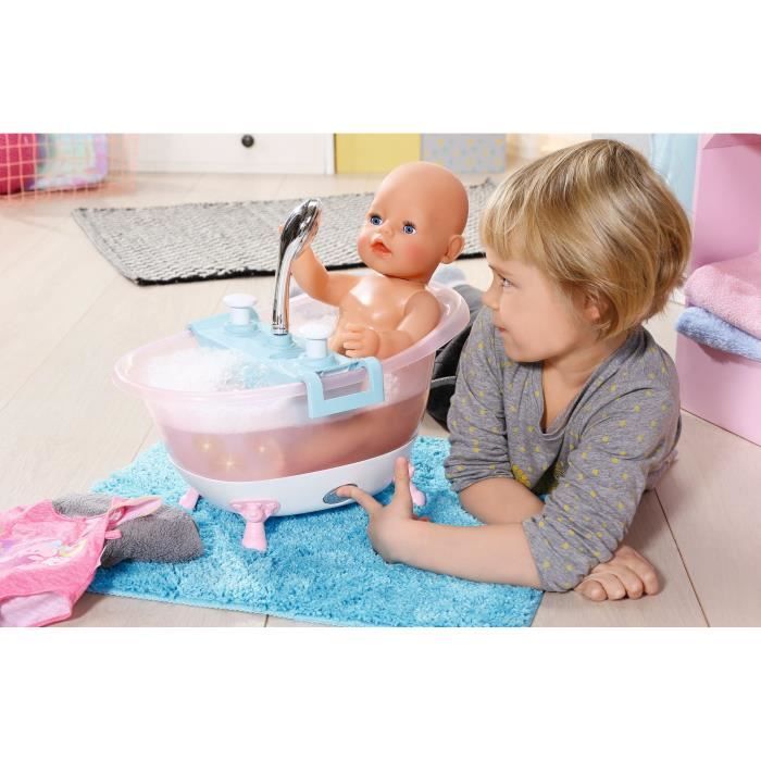 Baby Born Baignoire Interactive Avec Pomme De Douche Achat Vente Accessoire Poupon Cdiscount