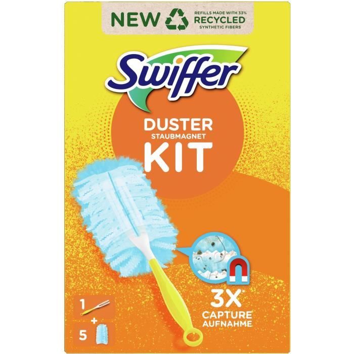 Swiffer Attrape & Retient Recharges Dépoussiérantes X18 Recharges pour