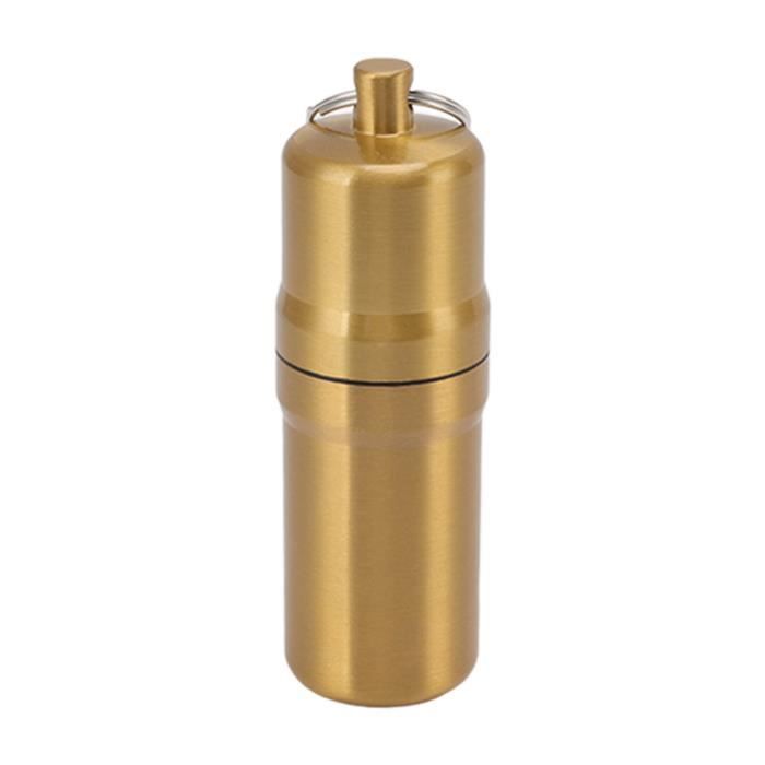 Étui Cigare Hermétique En Acier Inoxydable - Tube De Voyage Pour Homme, Compact Et Solide - 4