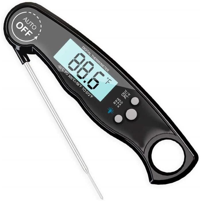 Thermomètre Numérique Winco TMT-WD1 étanche - Plage -58°F à 392°F, Sonde, Neuf