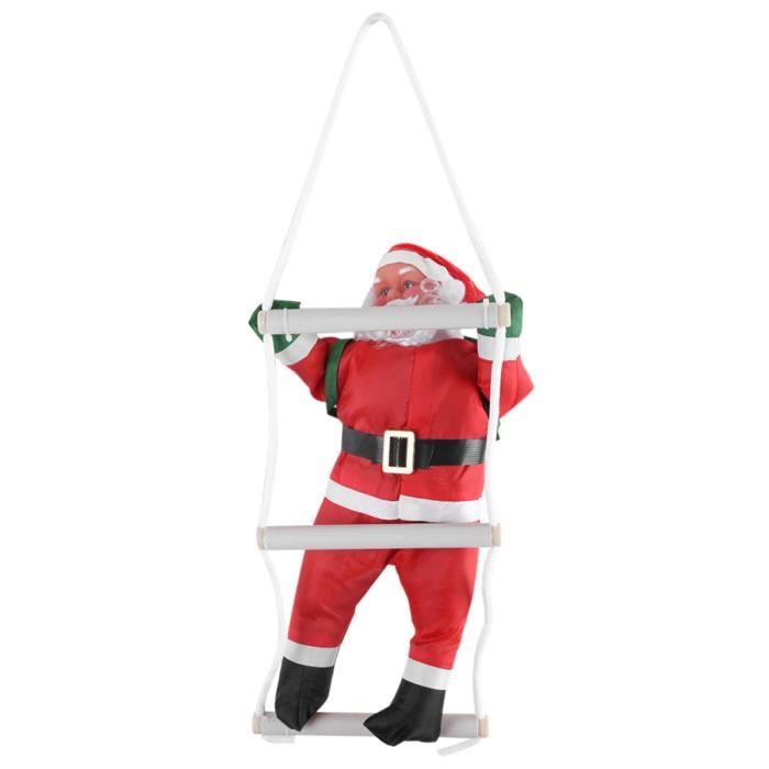 Ensemble de montagnes russes festives – Petit jouet d'escalier du Père Noël, jouet de montagnes russes