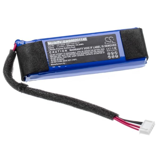 Batterie Remplacement Pour Harman & Kardon GPS-500 - 1500mAh, Li-Po, Référence 320603329779
