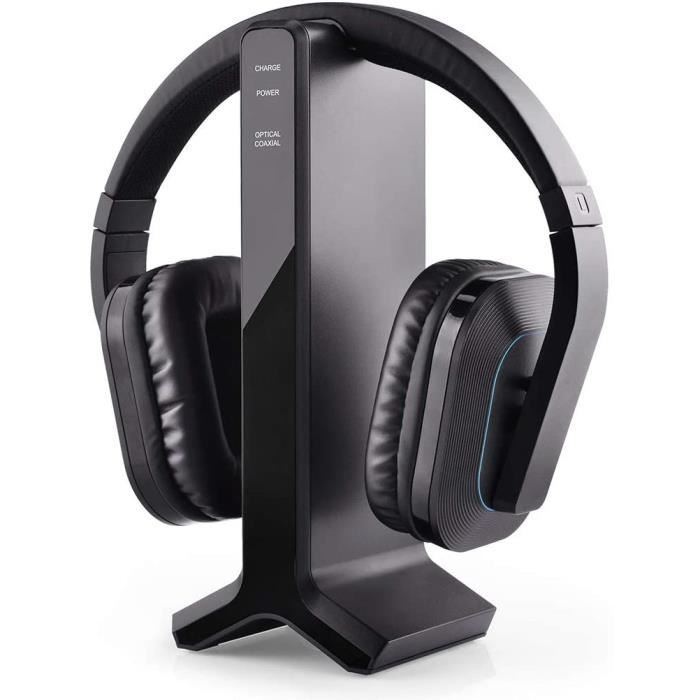 Casque TV sans Fil ARTISTE D1 avec Emetteur Numérique 2.4G Station de ...