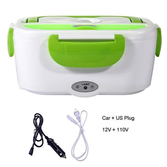 LunchEAZE Boîte à Déjeuner électrique – Auto-chauffante, Sans Fil, Alimentée Par Piles Pour Le Travail, Les Voyages – Chaleur De 104,4 °C, Sans BPA, Compatible Avec La Préparation Des Repas Avec