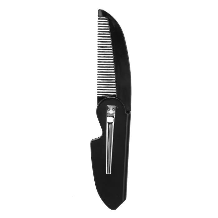 Peigne De Poche G. Harley Paris – Laiton Siglé Vintage Avec étui Cuir
