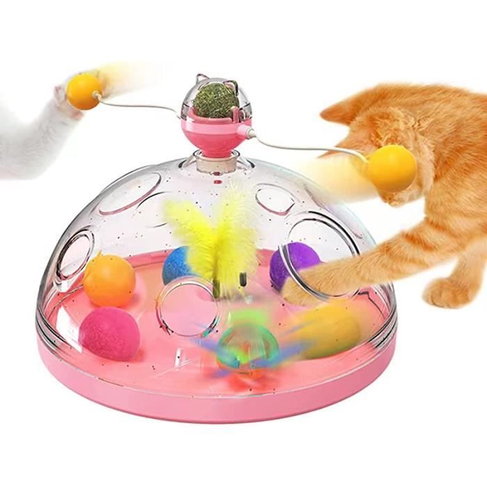 Jouets interactifs pour Chat Ensembles de Jeu pour Chat Jouets intelligents pour Chat Jouets Ressort pour Chats b tons de Chat