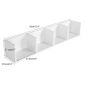 Meuble Range Cd Dvd Stockage Mural Organisateur Etagere De Rangement Blanc Achat Vente Etagere Murale Meuble