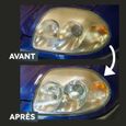 Kit rénovation phare voiture - Rénovation optique de phare - redonne clarté et luminosité à vos phares  -1