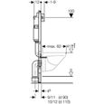 GEBERIT Ensemble bâti-support avec réservoir pour WC muraux Duofix UP100 - 112 cm-1
