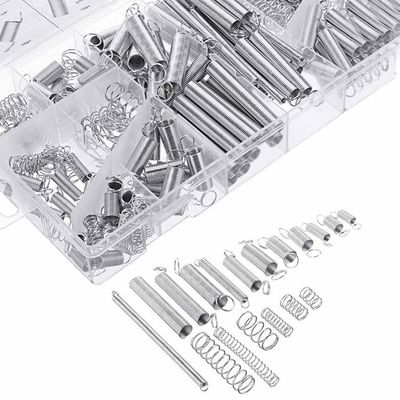 Ressorts Compression Inox 304 – Lot 5 Pièces – Fil 2,5mm, Diamètre Extérieur 27mm, Longueur 80mm