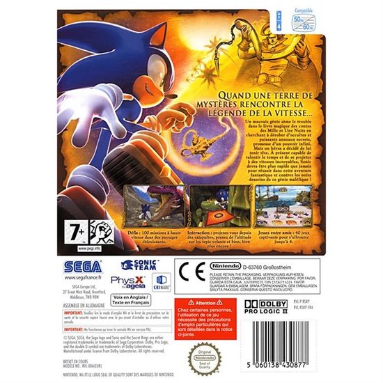 Sonic and the secret rings cheap nintendo switch