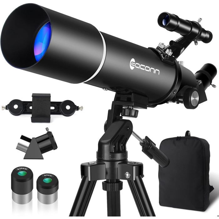 VGEBY Télescope Astronomie Enfants 40X Portable Léger pour Débutants