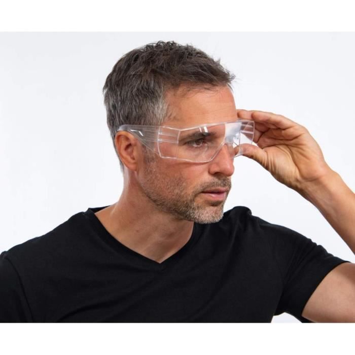 Lunettes De Protection Pour Porteurs De Lunettes Selon La Norme Din En 166 Unisexe En Plastique Fabriquees En Cdiscount Auto
