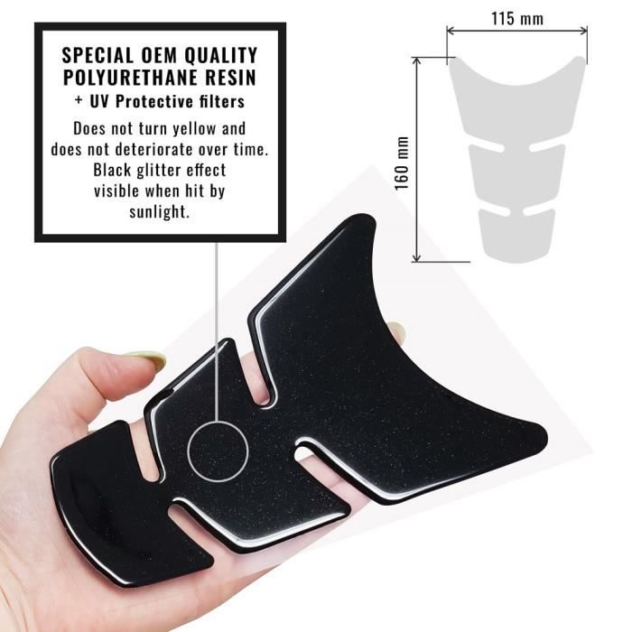 Protection Reservoir Moto Resin Bike Protège-réservoir Adhésif De Moto En Résine 3D Protégé Réservoir Moto