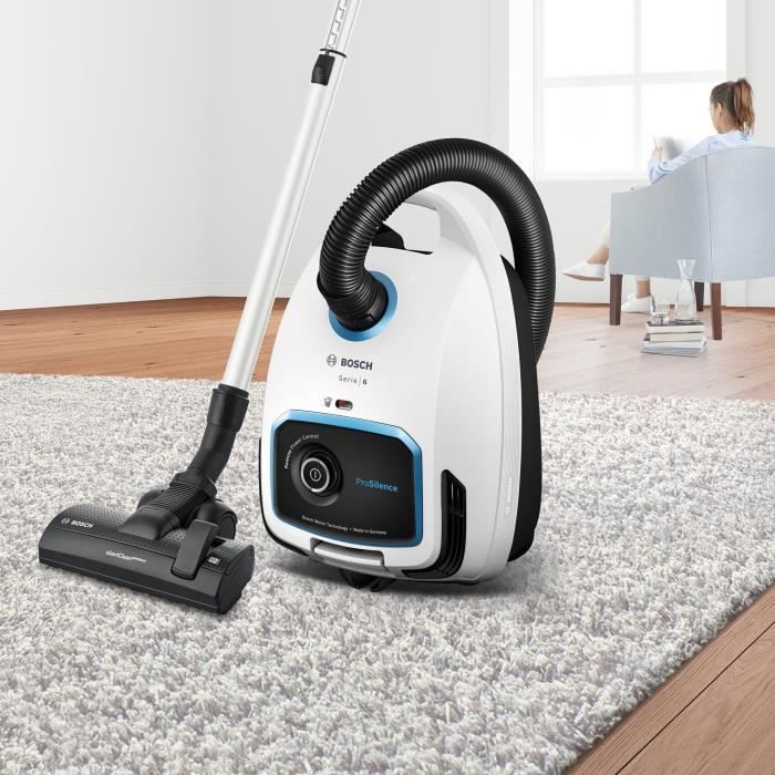 Aspirateur bosch silencieux shop avec sac