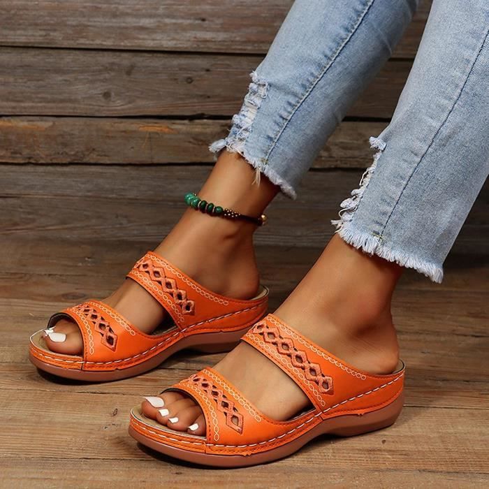 Sandales femme taille 42 pour pied large discount