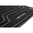 Exclusive Line tapis de sol de voitures adapté pour Audi A3 8Y Sportback, Berlina année 2020- [Argent]-2