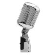 Pronomic DM-66S Elvis microphone dynamique argenté SET-2