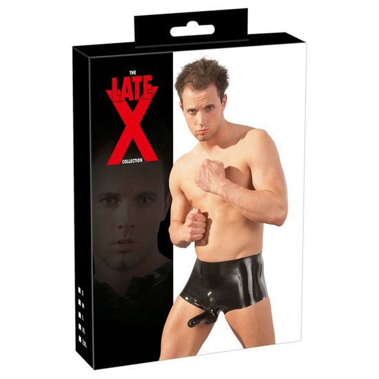 Boxer En Latex Pour Homme, Culotte Sexy, Vêtement De Nuit En Faux Cuir, Poudres Bufordises, Sous-vêtements Courts, Bas De IxRave / Sous-vêtements Pour Hommes