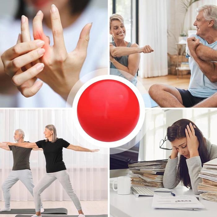 Balle D'Entraînement Pour Doigts - Pétrissage Et Renforcement De La Main - Thérapie Et Relaxation - Accessoire De Rééducation Et Fitness Manuel