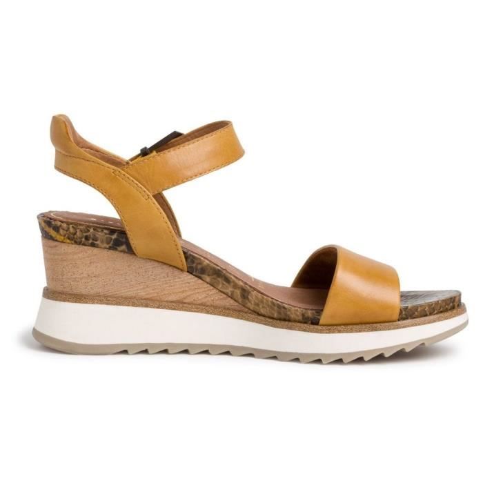 Sandales tamaris jaune discount