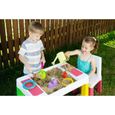 TegaBaby® Table pour des Enfants avec des Chaises de Jardin ou Maison Gris-3