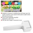VINGVO étiquette de plante 20 pièces PVC étanche durable jardinage fleur plante étiquette étiquettes jardin graine pieu outil-3