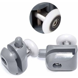 Roue De Porte De Douche - Galet Ajustables - Dual Rouleau - Salle De Bain 23mm - Bricolage