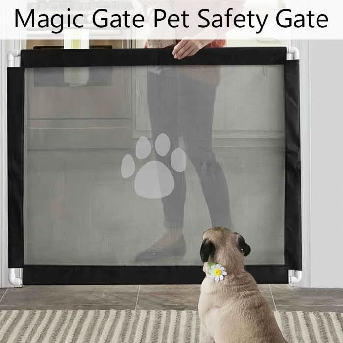 Porte de sécurité magique pour barrière pour animaux de compagnie, barrière  de protection portable pliable pour filet de protectio - Cdiscount