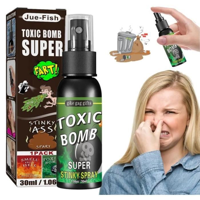 Fart Spray, Liquid Assfart Prank Stuff, Spray puant extra fort, Cadeau de  farce pour adultes ou enfants, Odeur vraiment mauvaise - Cdiscount