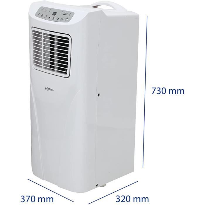 Climatiseur mobile réversible 2000w 1700w 7000btu froid chaud — free download