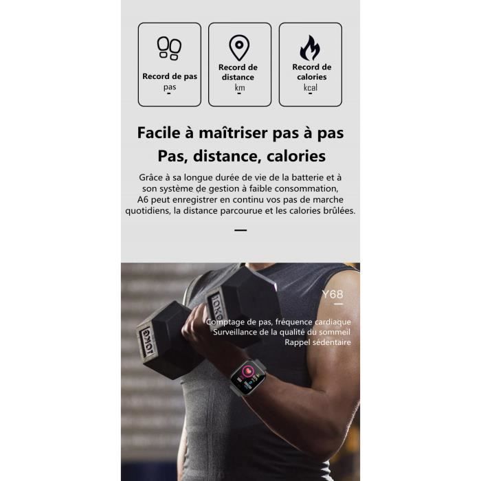 Bracelet Connecté Montre ConnectÃ©e Homme Sommeil Montre