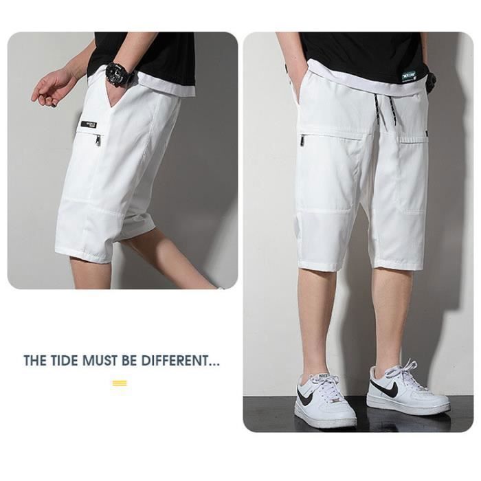 Short Homme Sport LEOCLOTHO - Taille Élastique Jusqu'à 7XL | Été Confort Fitness