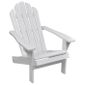 Chaise De Salon Jardin En Bois Blanche Chaise Relaxation Achat