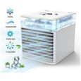 Climatiseur personnel portable - PZCC - 3 en 1 évaporatif - Refroidissement - Humidification - Purification de l'air
