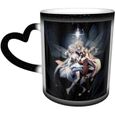 Aether Genshin Impact Lumine Tasse à café en céramique à changement de couleur Mug fantaisie Cadeau d'anniversaire 330 ml[1998]-0
