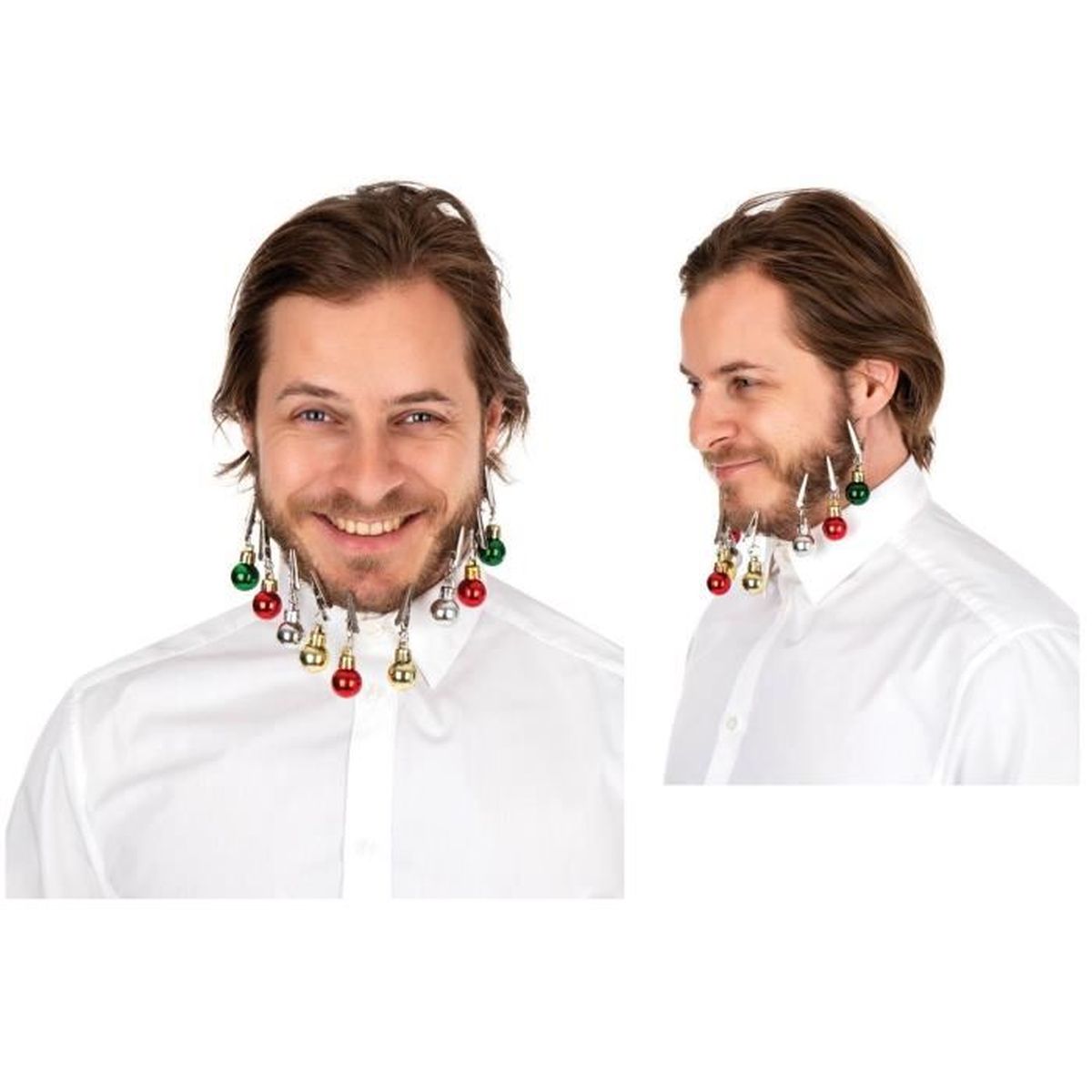 1 Lot de 9 boules de Noël pour barbe REF/66675 (Accessoire déguisement) - Cdiscount Jeux - Jouets