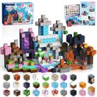 OEM Minecraft Bloc Magnetique 150Pcs, Jeu de Créativité, Jeu de Construction Magnétique,Jouets pour Garçons,Jouets pour Filles
