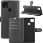 APRILLY Housse Xiaomi Redmi 9C - Nouveau PU Cuir Portefeuille avec Support Antichoc Etui Coque Xiaomi Redmi 9C (6.53") - Noir